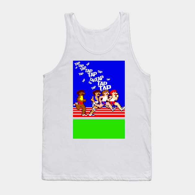 Tap-tap-tap Tank Top by SquareDog